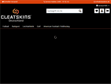 Tablet Screenshot of cleatskins.de